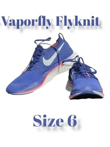 Nike Vaporfly 4% Flyknit Running Sneakers Men 6- Deep Royal Blue SB4 - Picture 1 of 11