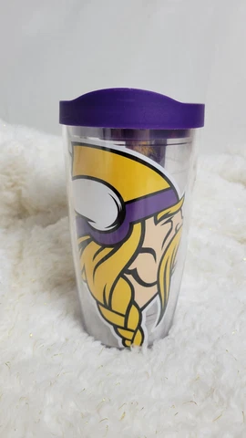 Minnesota Vikings Tervis Tumbler with Lid - 16oz Cover