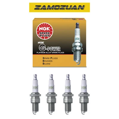NGK G-Power Platinum Spark Plug Set 4PCS. 7082 BPR5EGP — 第 1/4 张图片
