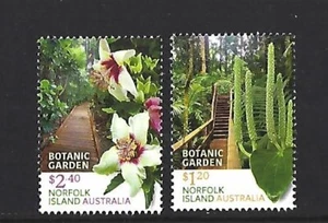 AUSTRALIA 2023 NORFOLK ISLAND BOTANIC GARDEN SET OF 2 UNMOUNTED MINT MNH - Picture 1 of 1