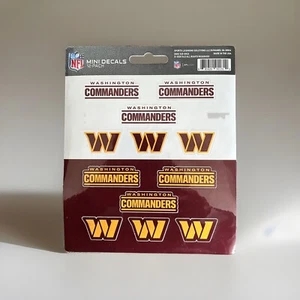 New NFL Washington Commanders Die-Cut Premium Vinyl Mini Decal / Sticker Pack - Picture 1 of 1