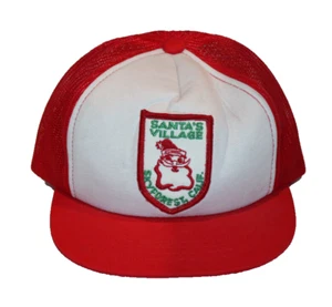 vintage Santa's Village childs (ages 3-8) trucker baseball hat cap Skyforest CA - Picture 1 of 8