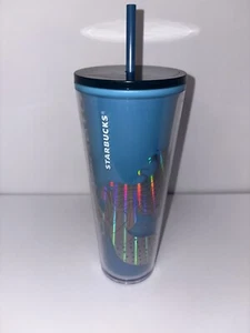 Starbucks 2021 Blue Holiday Siren Mermaid Color Change Tumbler 24oz - Bild 1 von 7