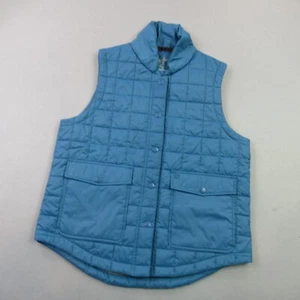 Woolrich Vest Womens Medium Puffer Sleeveless Casual Snap Pockets Outdoors - Picture 1 of 8