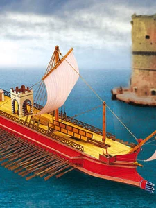 Römisches Schlachtschiff die Quinquereme - Bild 1 von 4