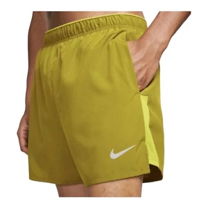Nike Mens Challenger Dri-FIT 7'' Brief-Lined Running Shorts Moss DV9359-390 Sz S - Picture 1 of 6