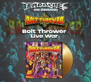 Bolt Thrower 'Live War' Gold Vinyl - NEW - Picture 1 of 1