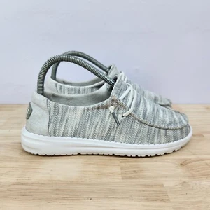 Scarpe Hey Dude Wendy Sox Glavier grigie da donna taglia 6 - Foto 1 di 11