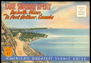 FOLD-OUT VIEWS - LK. SUPERIOR HI-WAY - Picture 1 of 2