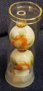 Vintage Chrysnbon Floral Victorian GWTW Parlor Lamp 1:12 Dollhouse Miniature NOS - Picture 1 of 3