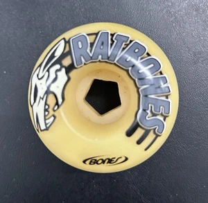 NEW POWELL BONES RAT BONES VINTAGE 90’S 56MM 97A SKATEBOARD SUP SKATE ONE WHEEL - Picture 1 of 3