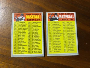 1970 TOPPS #542A 6TH SERIES CHECKLIST 547-633 EX GRAY BAT. Bonus 3RD SERIES CAR - Picture 1 of 3