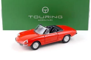 Modelos de turismos 1:18 Alfa Romeo 1600 Duetto Spider 1966 rojo con parte superior diecast/ - Imagen 1 de 5