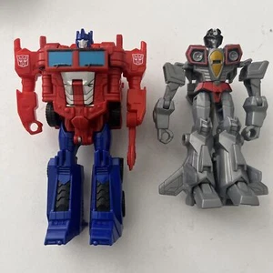 Optimus Prime Transformer 4.5" Figure 2018 & Starscream 4" Action Figure Hasbro - Picture 1 of 10