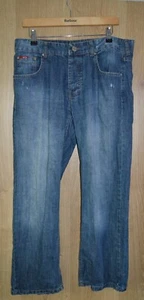 Pantalones de mezclilla Lee Cooper azules - ajuste regular W34 L30 - Imagen 1 de 4