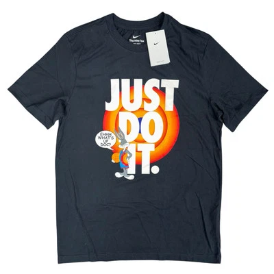 Camiseta Nike Space Jam Bugs Bunny JDI Negra, Talla Mediana Nueva con Etiquetas DH3829-010 Foto 1 de 2