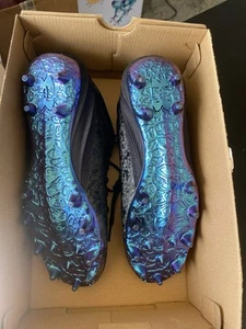 Under Armour Blur Smoke Suede 2.0 MC Black Mens 8 Football Cleats 3027978-001 - Picture 1 of 3