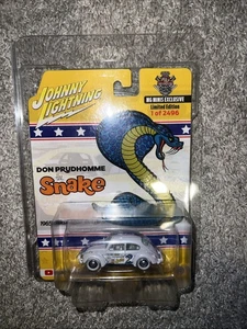 Johnny Lightning 1:64 - 1965 Volkswagen Bettle Snake MgMinis Exclusive CHASE!!! - Picture 1 of 11