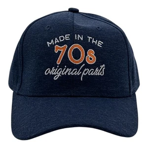 Hecho en los años 70 Piezas Originales Sombrero Divertido Sarcástico Cumpleaños Gráfico Novedad Gorra - Imagen 1 de 8