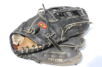 "Guante de béisbol Easton EX1275B tiro para diestros 12 3/4"" cuero/almohadilla de choque negra" Foto 1 de 4