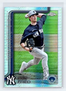 Max Fried 2025 Topps Chrome #39 Prism Refractor - Picture 1 of 2