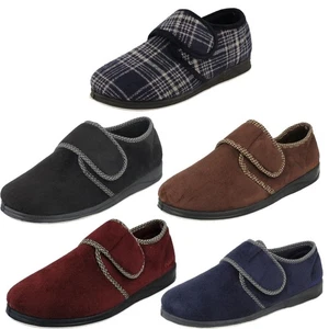 Mens Padders Memory Foam Comfort Slippers Harry - Picture 1 of 46