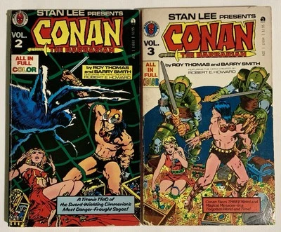 Libros de bolsillo de colección Ace Tempo de Stan Lee de cómics de Marvel de Conan el Bárbaro #2 y #3 Foto 1 de 4