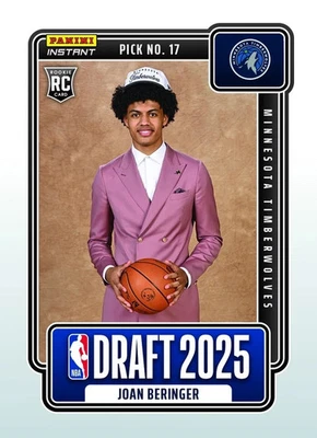 Joan Beringer 2025 RC Panini DRAFT NIGHT GRADED GEM-MT 10 ROOKIE #DN-17 Presale - Image 1 of 4