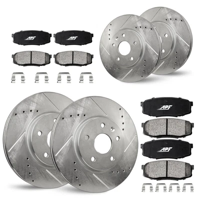 For Chevrolet Blazer (97-05), GMC Sonoma (98-04) Full Brake Kit F&R Rotors+Pads Foto 1 de 4
