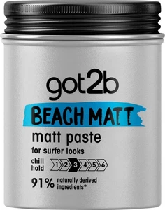 Got2b Beach Matt, Medium Hold, No Stickiness, Matt Texture Hair Paste, 100ml - Picture 1 of 6
