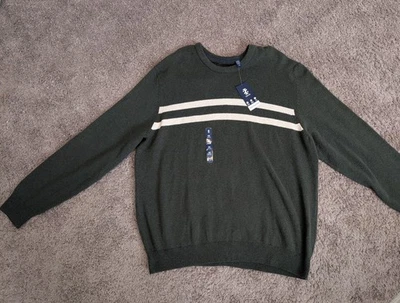  Suéter de Navidad verde IZOD para hombre nuevo con etiquetas talla XXL 2X venta al por menor: $50 Foto 1 de 3
