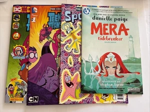 Mixed Lot Of Comic Books Meta Teen Titans Go! SpongeBob!  - Picture 1 of 9