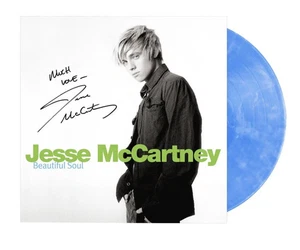 SELTEN Jesse McCartney Beautiful Soul Blue SIGNIERT VINYL IN HAND Taylor Swift - Bild 1 von 1
