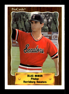 1990 Pro Cards # 1189 Blas Minor Card (ML) Harrisburg Senators