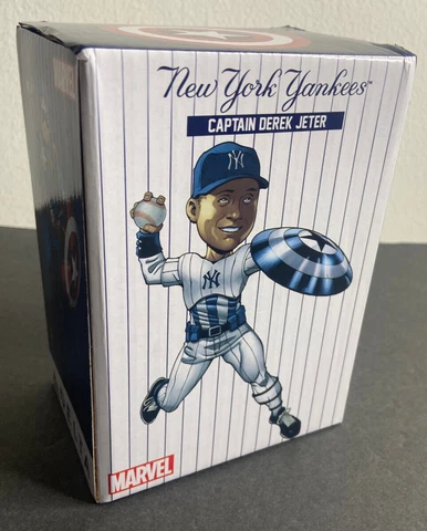 Derek Jeter Captain America bobblehead New York Yankees 2023 6/23 SGA Stadium Cover