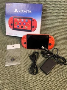 Sony Playstation PS Vita PCH-2000 Metallic Red Wi-Fi Console Complete in Box - Picture 1 of 8