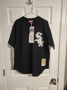 Authentic Mitchell & Ness 1993 Frank Thomas Chicago White Sox BP Jersey Sz 40 M - Picture 1 of 4