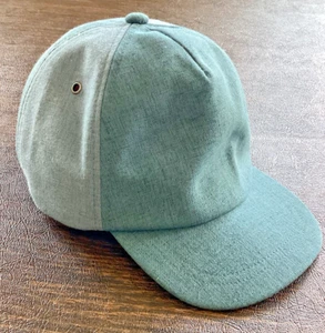 NEW Paul Smith Men Blue Contrast Panel Linen Baseball Cap Adjustable NWT $112us - Picture 1 of 9