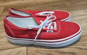 VANS classic authentic Red shoes women's size 8.5 - Picture 1 of 11