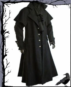 Tageskleidung - Gothic Kutscher Mantel - Claw  Inter Moden - Bild 1 von 1