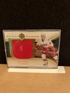 2005 Upper Deck Ultimate Collection Eric Staal Jumbo Game Used Patch 07/75🏒 - Bild 1 von 3