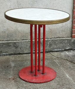 Petite Table ronde Bistrot Vintage/Guéridon vintage/table bar vintage/bistrot 