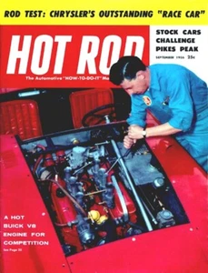 1956 Chrysler 300-B, quarter midgets, more in vintage 1956 Hot Rod Magazine - Picture 1 of 2