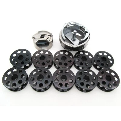 GANCHO ROTATIVO ESTILO 'M' E ESTOJO DE BOBINA E BOBINAS ADEQUADAS PARA CONSEW 206RB - Imagem 1 de 4