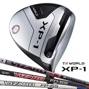 HONMA GOLF T WORLD XP-1 Driver 1W 9.5° VIZARD 43 Shaft Flex S From Japan - Picture 1 of 6