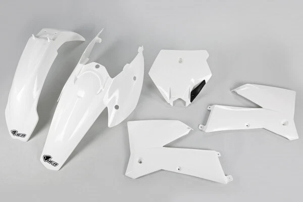 Kit Plastiques Carénages KTM SX 125 - 250 SXF 250 2005 - 2006 UFO PLAST Blanc - Photo 1/1