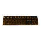 Xclio KB100-O PUNK Retro/Typewriter Round Keycap Black Keyboard Backlit Orange U