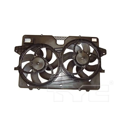 Dual Radiator and Condenser Fan Assembly TYC For 2008-2011 Mercury Mariner 3.0L - Image 1 of 4