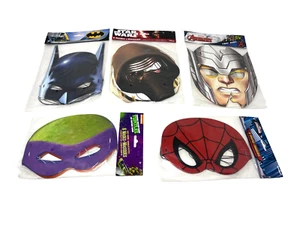 41 Total Masks! Super Hero Party Masks - Costume Mask Star Wars, Marvel, DC More - Picture 1 of 6