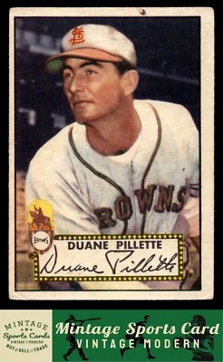 1952 Topps - Duane Pillette - #82 St. Louis Browns - Image 1 of 2